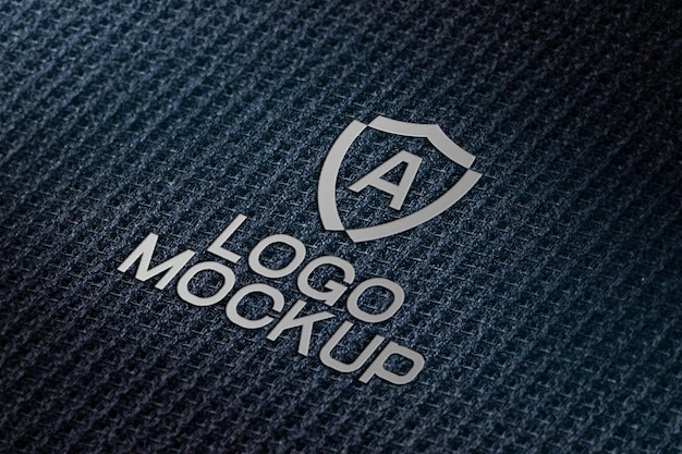 Mockup logo na tkaninie