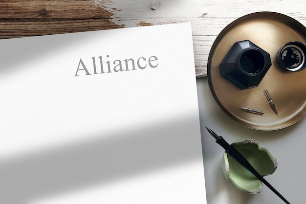 Mockup logo White Paper Alliance