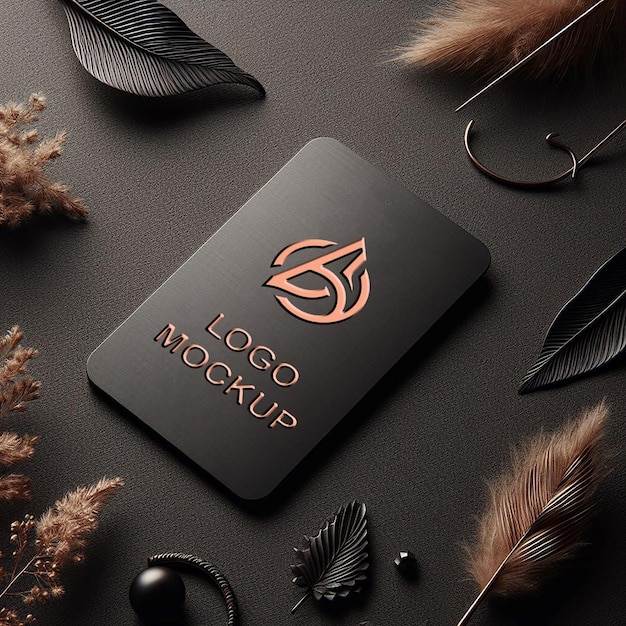 PSD mockup logo