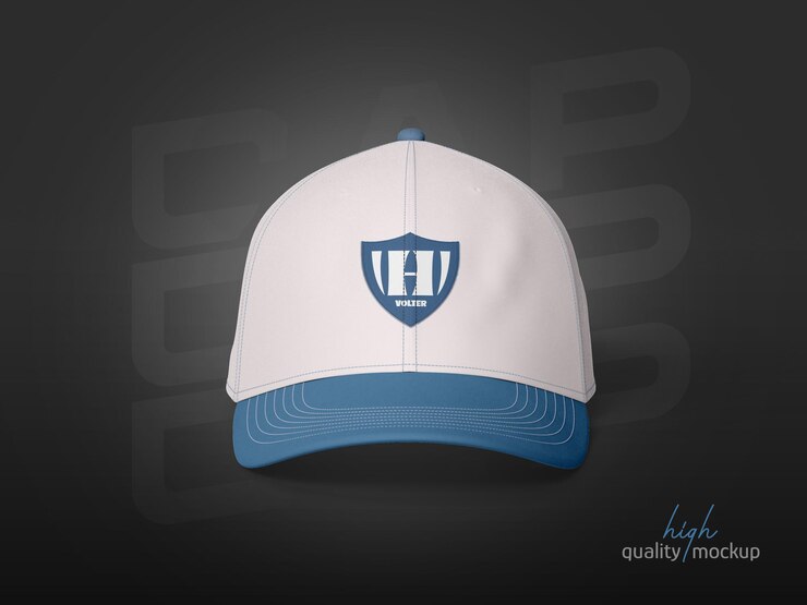 PSD mockup marki czapki sportowej z tkaniny