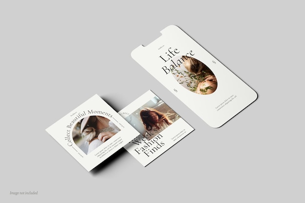 Mockup mediów społecznościowych