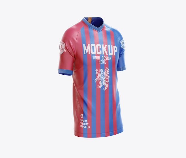 Mockup męskiej koszulki sportowej