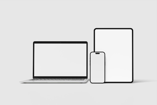 Mockup met meerdere apparaten