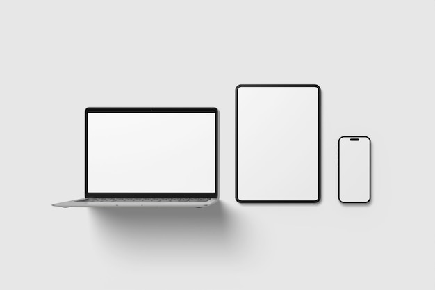 PSD mockup met meerdere apparaten