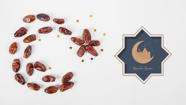 Mockup met ramadan concept