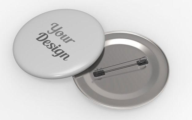 PSD mockup met ronde pin