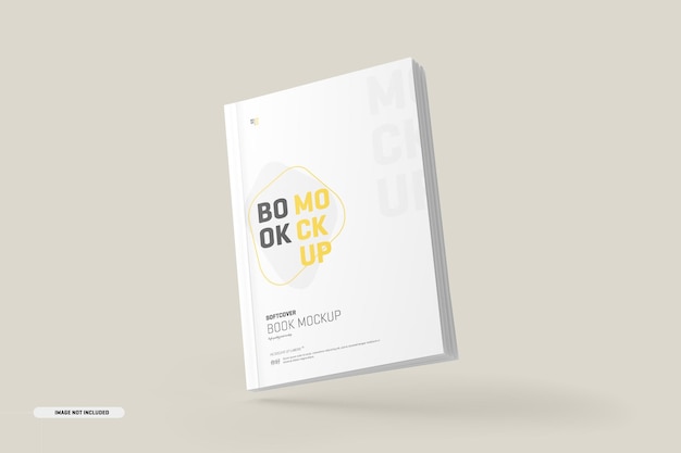 mockup met softcover boekomslag