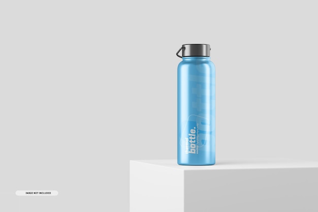 mockup met thermaal waterfles