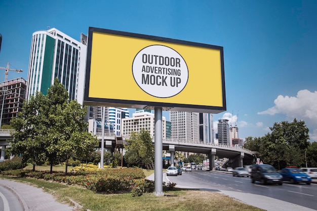 Mockup miasta Billboard