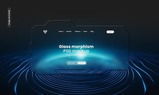 Mockup morfizmu szklanego