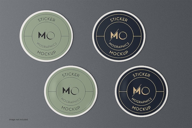 Mockup naklejki