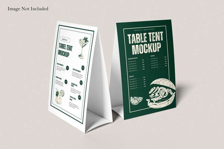PSD mockup namiotu