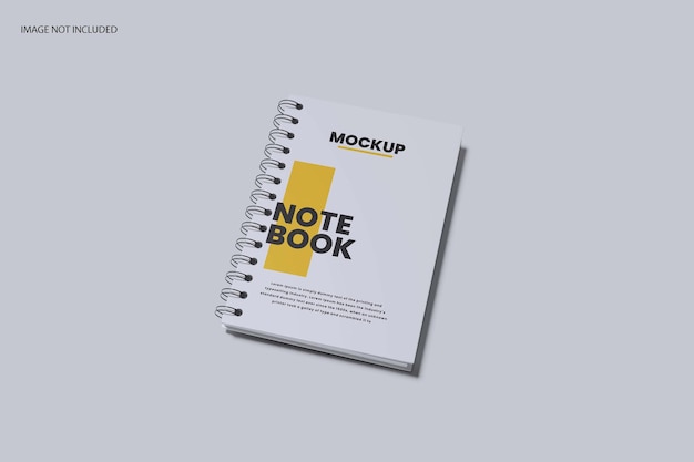 PSD mockup notebooka