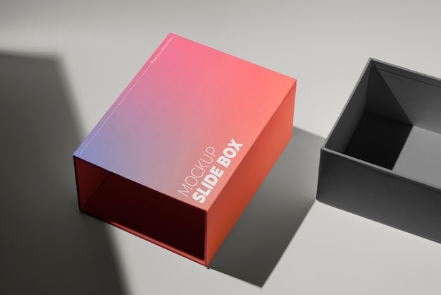 PSD mockup-ontwerp met verloopdiabox