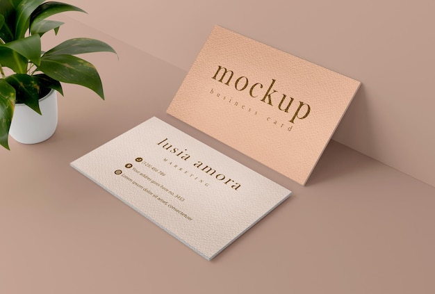 Mockup-ontwerp op de vloer