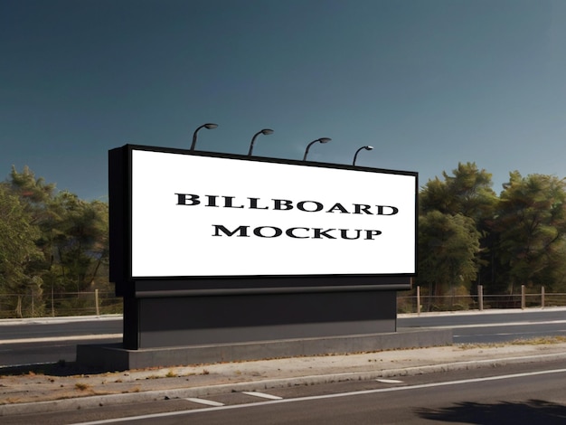 PSD mockup-ontwerp van het billboard