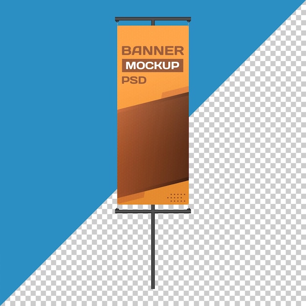 Mockup-ontwerp voor buitenbanners