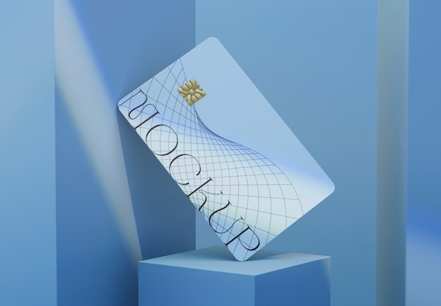 PSD mockup-ontwerp voor creditcards
