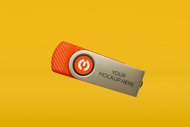 Mockup-ontwerp voor flashdrive