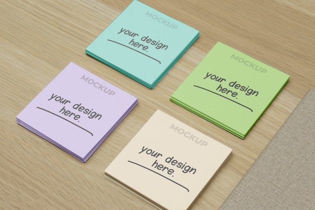 PSD mockup-ontwerp voor post-it