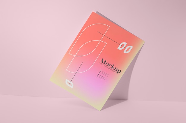 Mockup-ontwerp voor posters en flyers