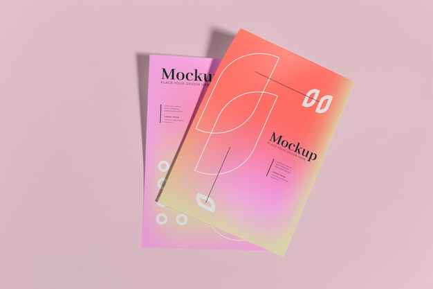 Mockup-ontwerp voor posters en flyers