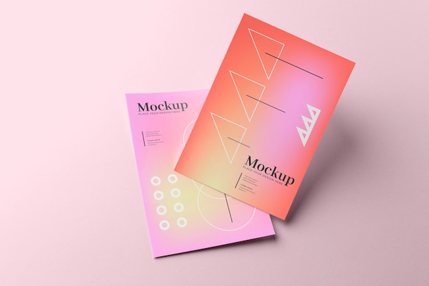 PSD mockup-ontwerp voor posters en flyers