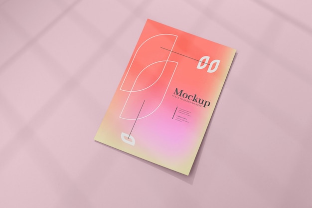 PSD mockup-ontwerp voor posters en flyers