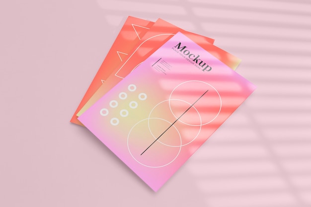 Mockup-ontwerp voor posters en flyers