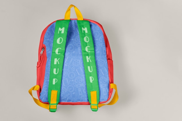 Mockup-ontwerp voor rugzakmodellen