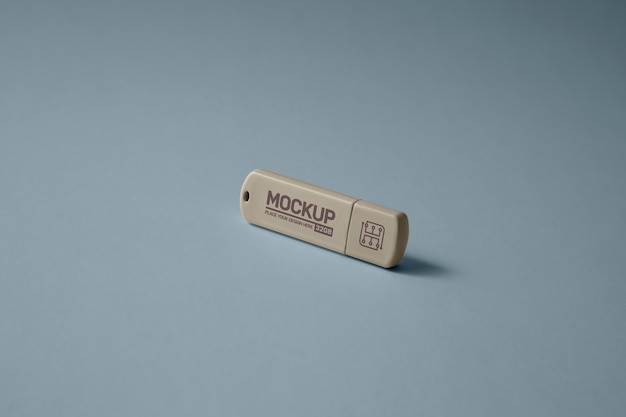 PSD mockup-ontwerp voor usb-sticks