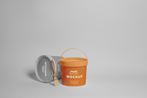 PSD mockup-ontwerp voor verfemmer