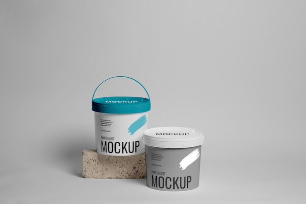 PSD mockup-ontwerp voor verfemmer