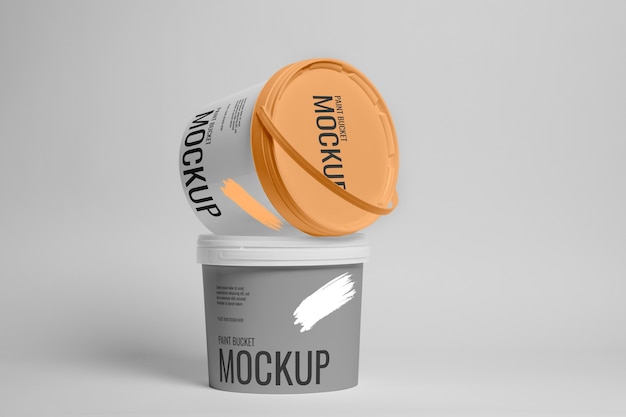 Mockup-ontwerp voor verfemmer