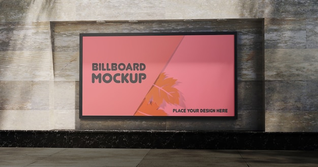 Mockup-ontwerp voor wandposters