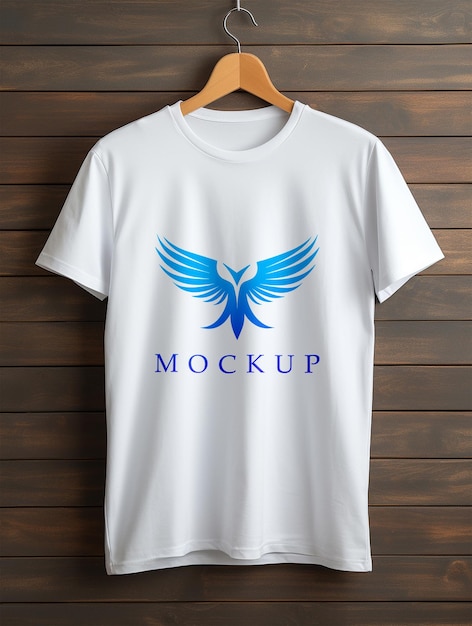 Mockup-ontwerp voor witte t-shirts