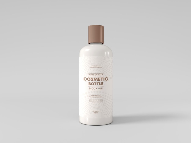 Mockup opakowania butelki kosmetycznej