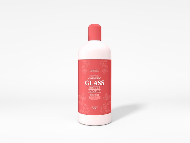 Mockup opakowania ceramicznych butelek kosmetycznych