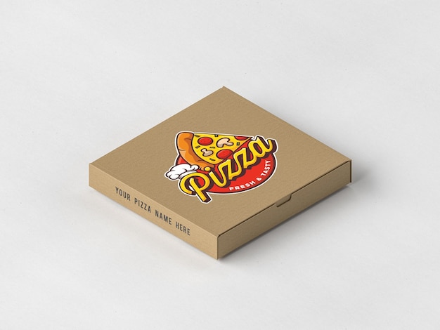 PSD mockup opakowania do pizzy