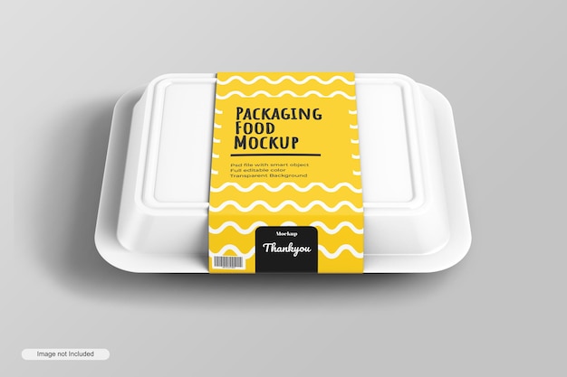 Mockup opakowania żywności