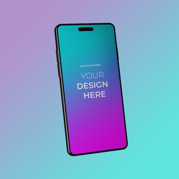 PSD mockup phone front view