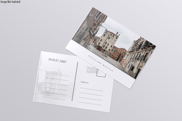 Mockup pocztówki