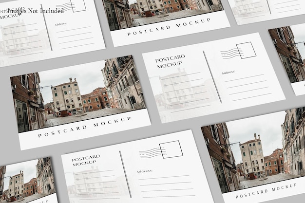 Mockup pocztówki
