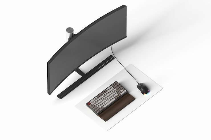 PSD mockup podkładki do biurka