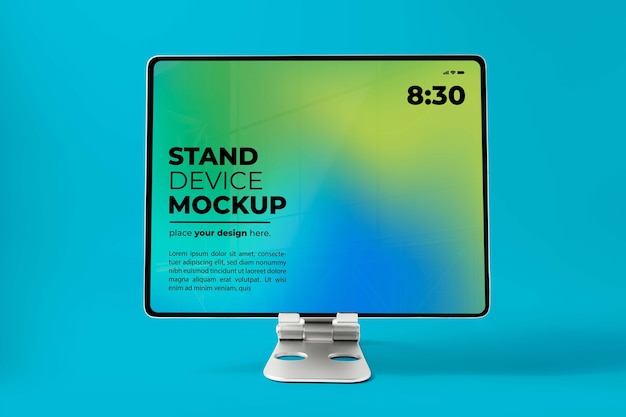 PSD mockup-presentatie van apparaatstandaard