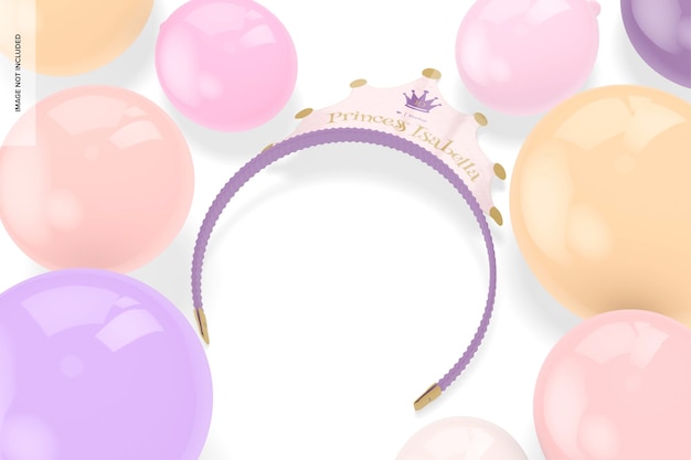 Mockup prinses hoofdband