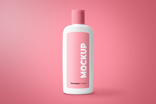Mockup produktu w butelce