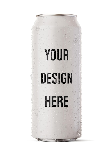 Mockup psd for soda can