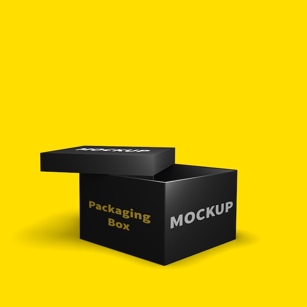 Mockup pudełka opakowania