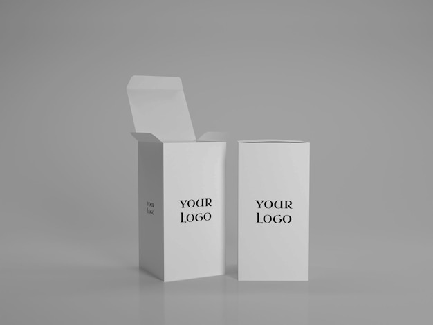 Mockup pudełka opakowania